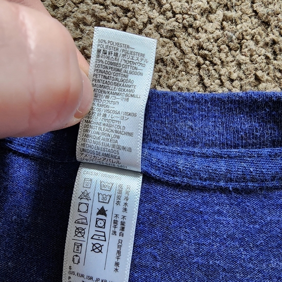 Blue/White Bud Light Tee, Unisex S - Picture 7 of 9